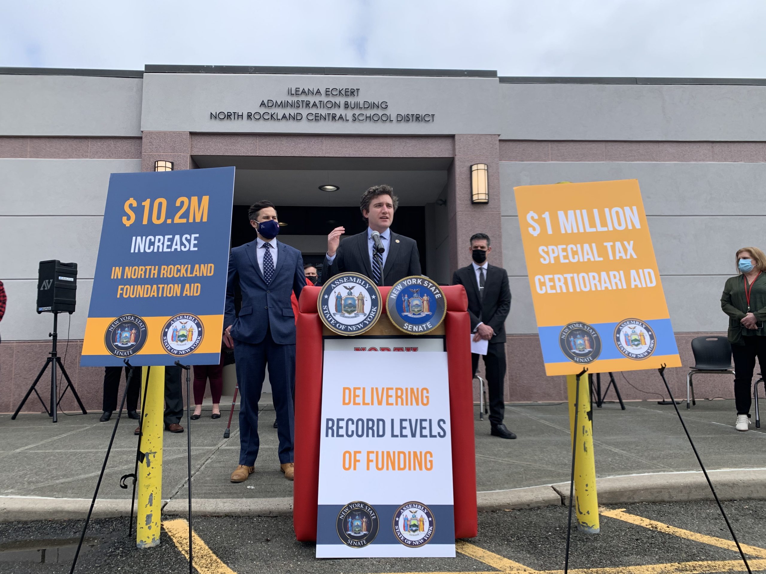 Skoufis, Zebrowski Deliver Historic North Rockland School Aid and Tax Relief