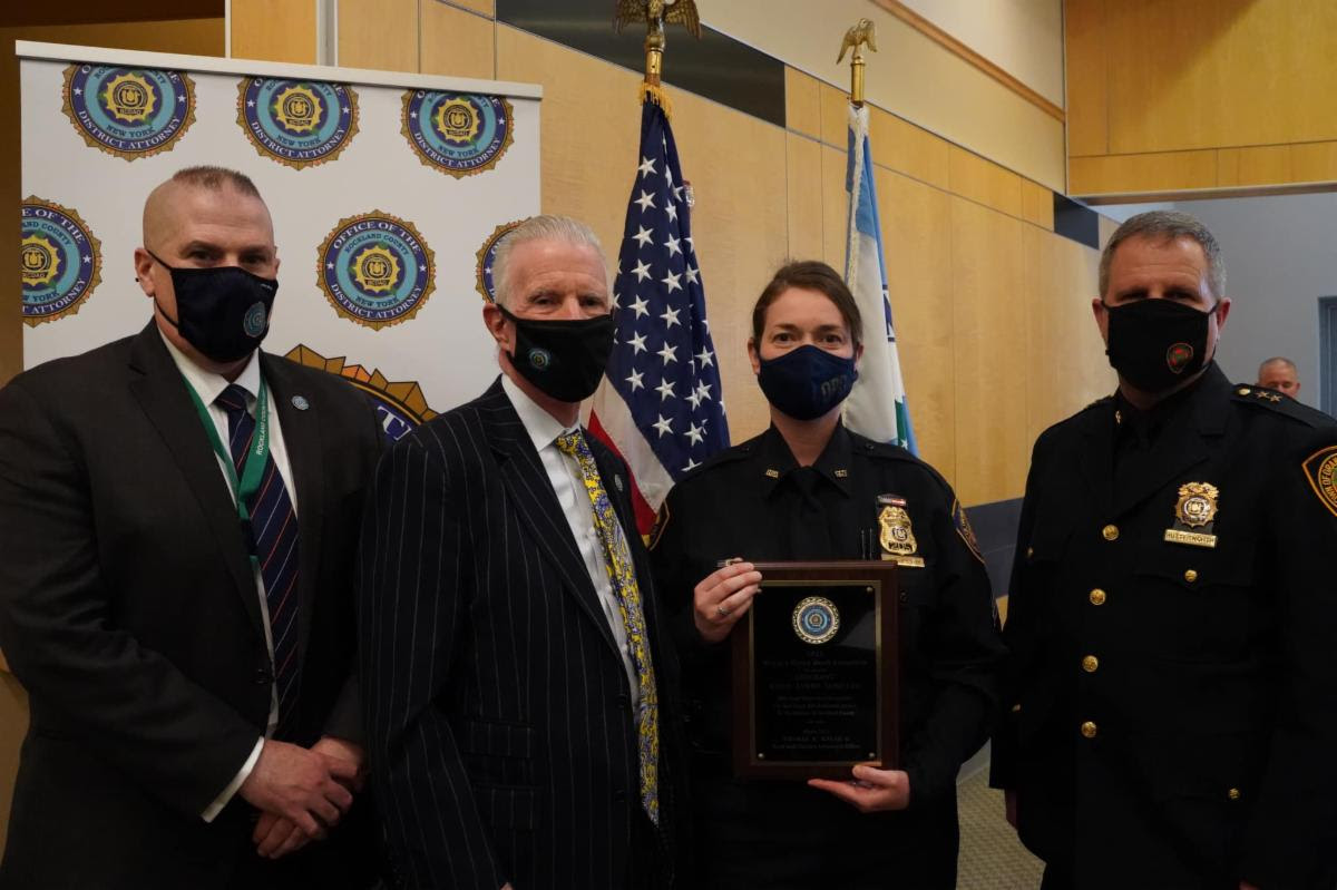 DA Walsh recognized female officers in recognition of Women’s History Month