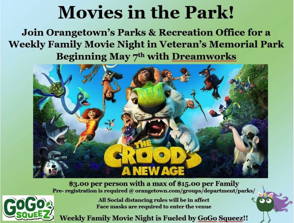 Orangetown to begin Family Movie Series on May 7th