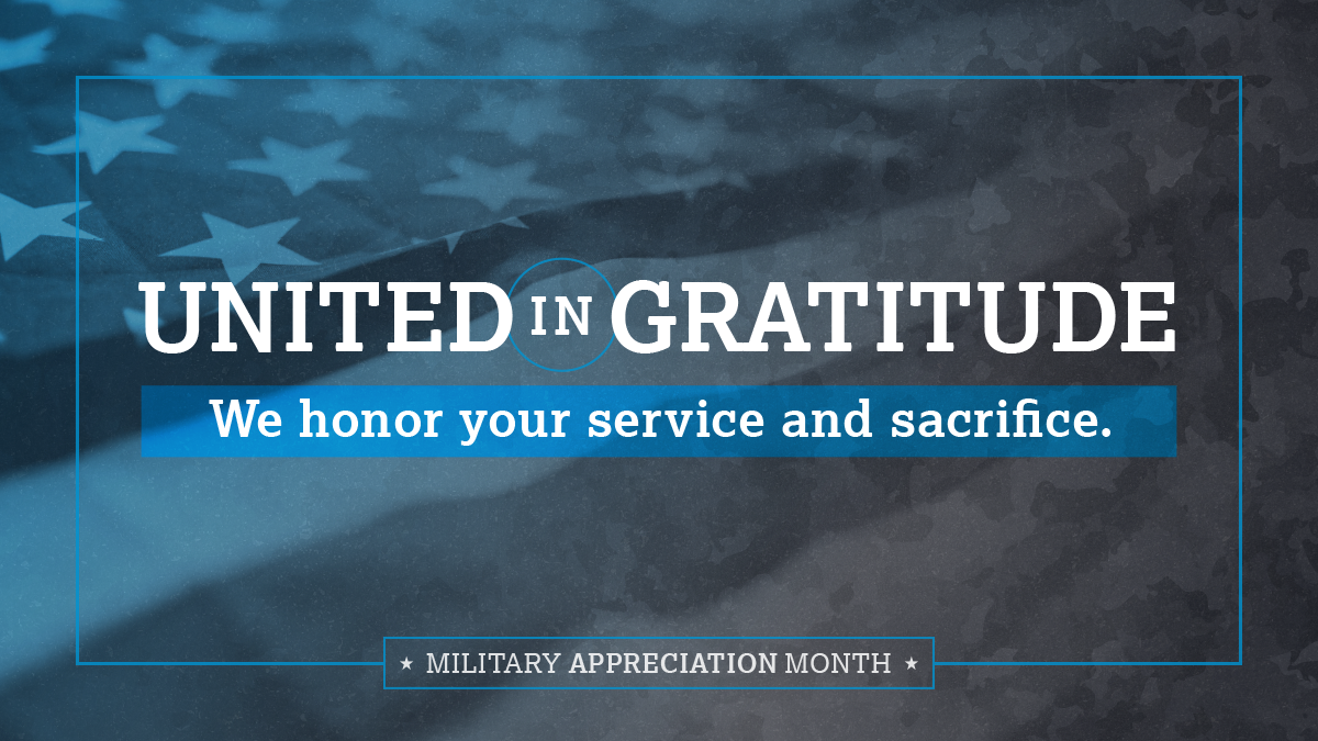 May is Military Appreciation Month