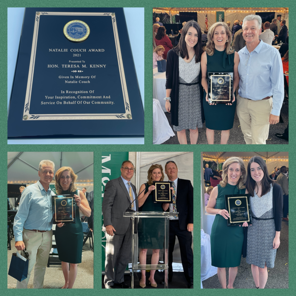 Orangetown Supervisor Kenny receives Natalie Couch Award