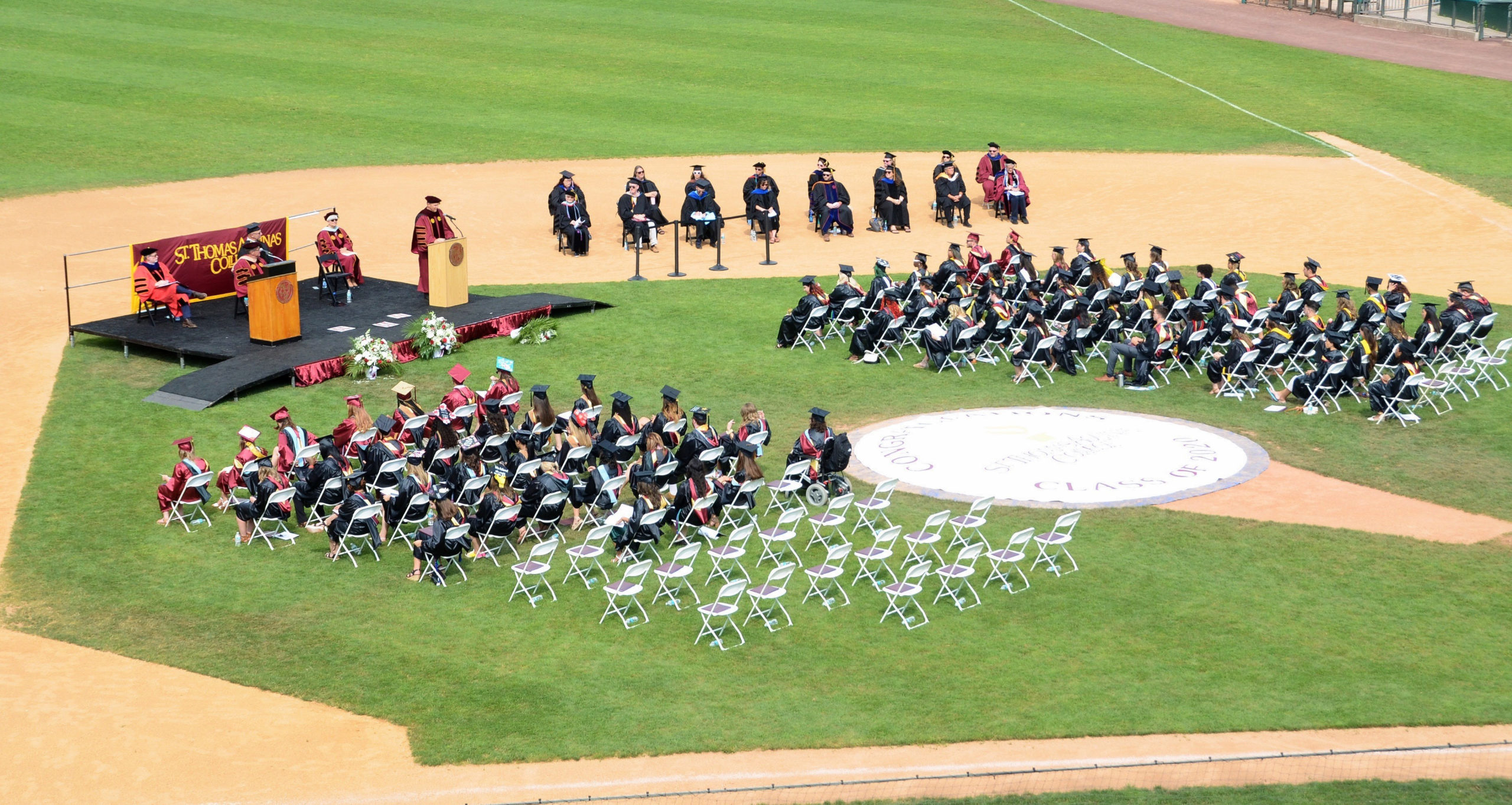 St. Thomas Aquinas College Celebrated the Class of 2020 In-Person at New York Boulders Stadium