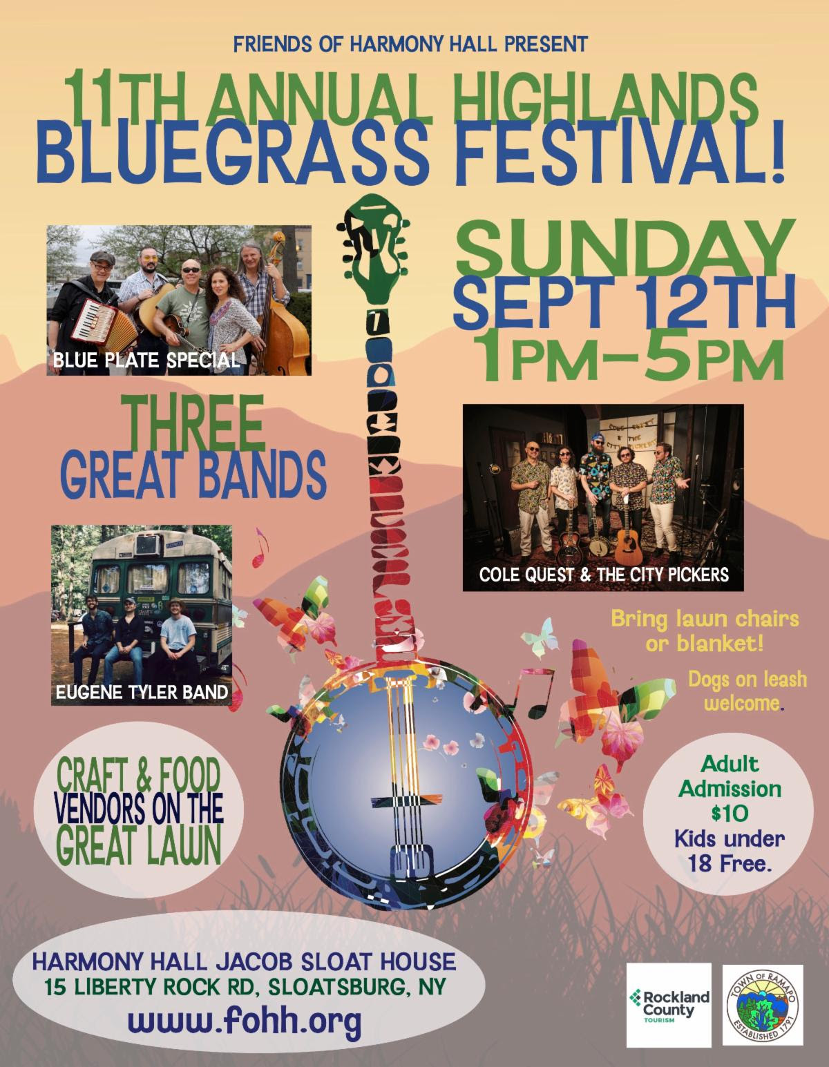 11th Annual Highlands Bluegrass Festival to happen September 12th