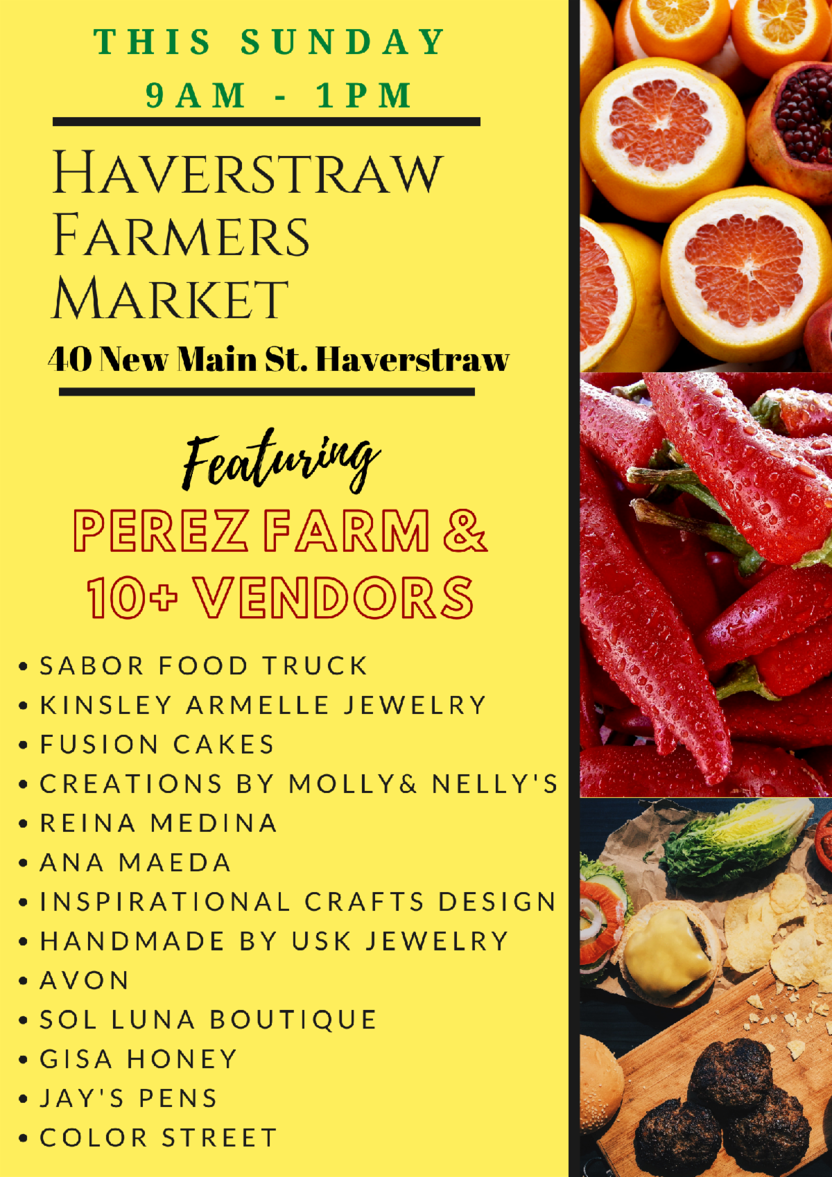Haverstraw Farmers Market this Sunday
