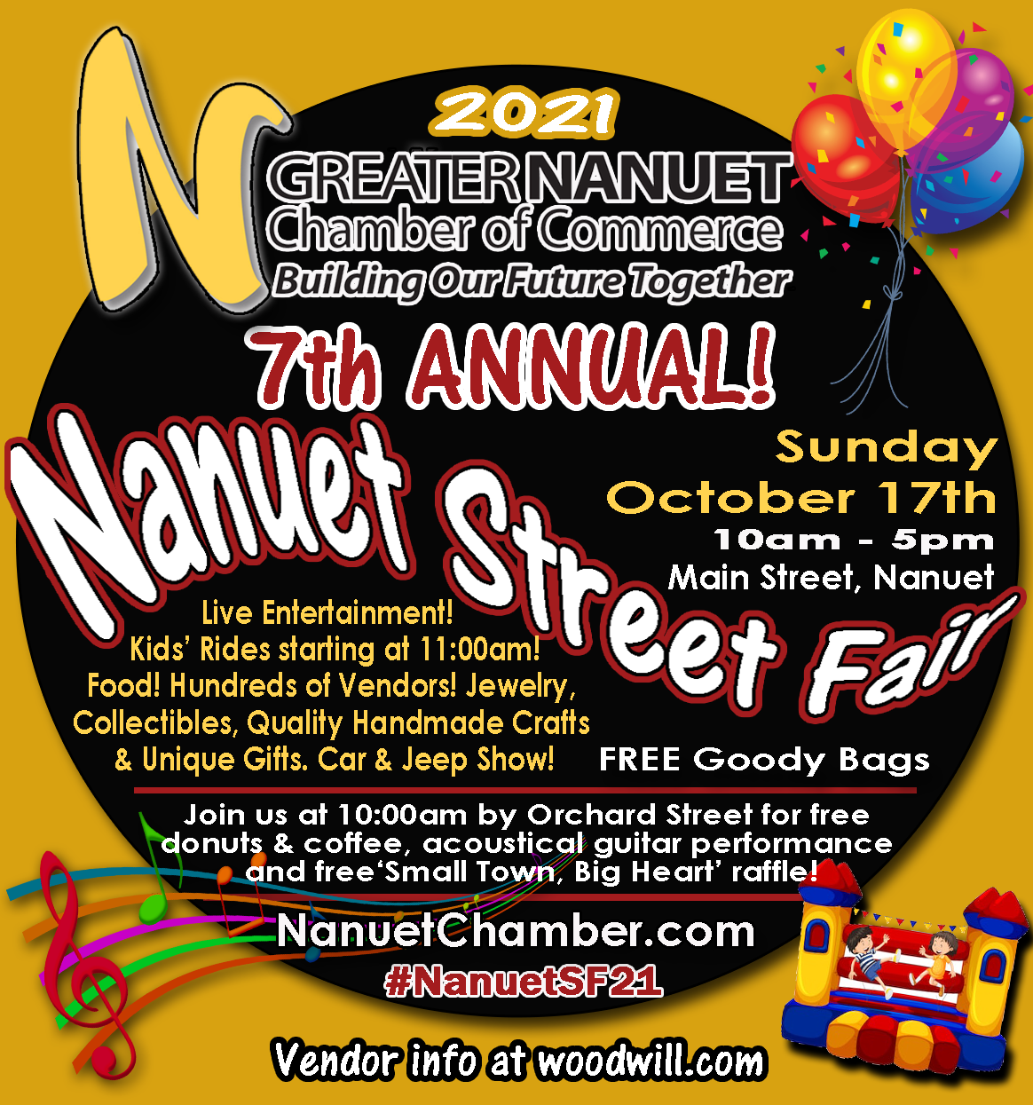 7th Annual Nanuet Street Fair October 17th