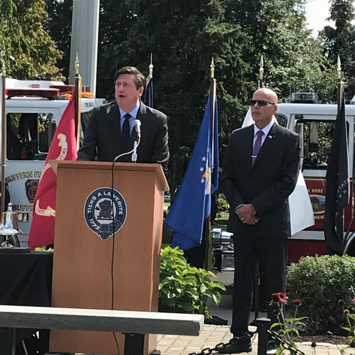 Specht speaks at 9/11 memorial