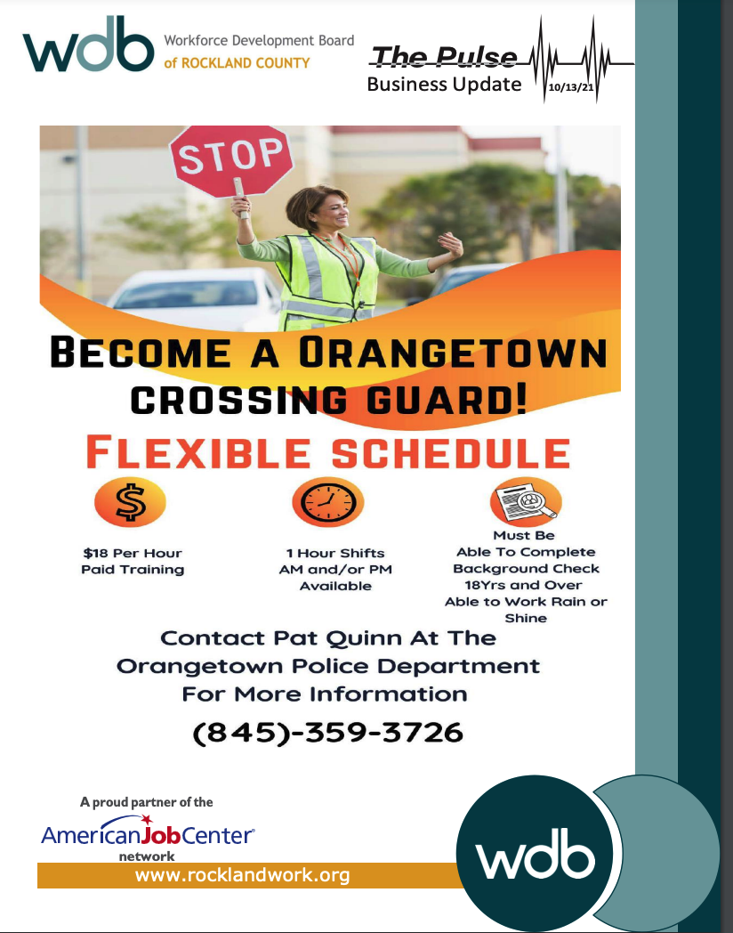 Orangetown crossing guards needed