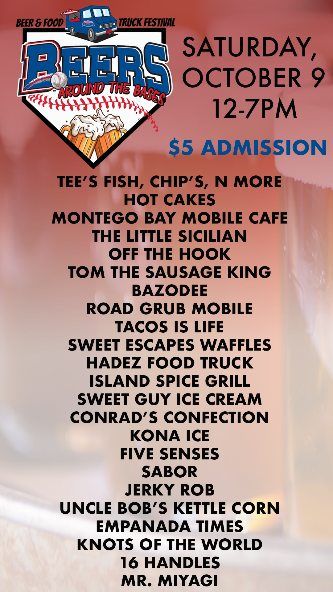 Beers Around the Bases festival to be held October 9th