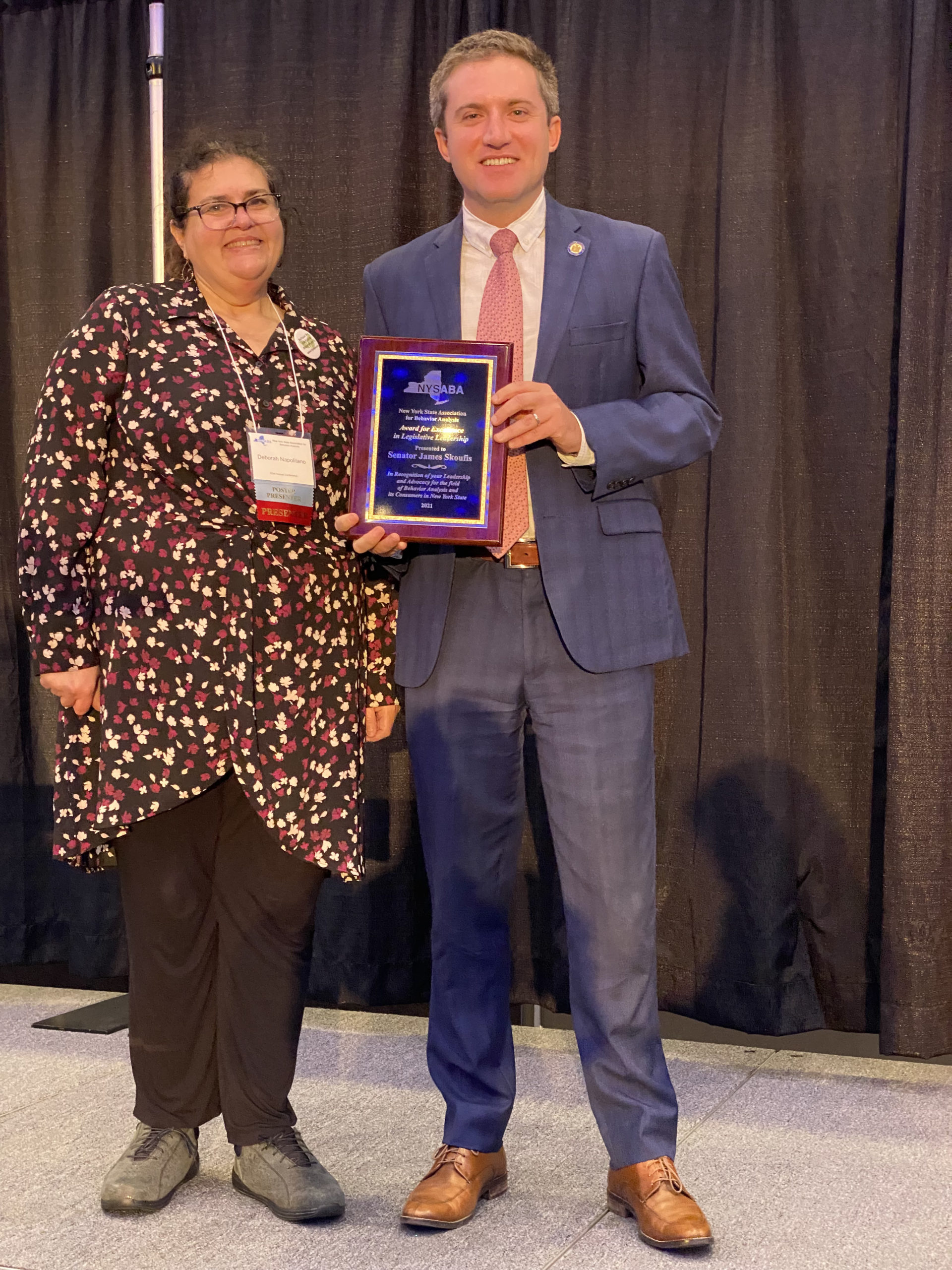 Skoufis Receives NYS Association for Behavior Analysis Legislative Award