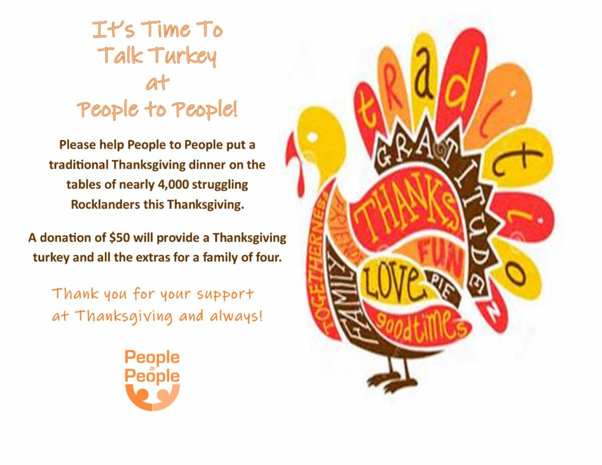 Help People to People bring Thanksgiving to Rockland residents