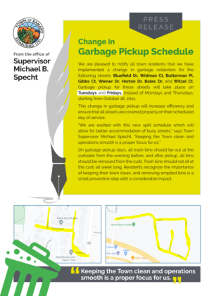 Ramapo implements change in garbage pickup schedule - Rockland News - It's Local that Matters.