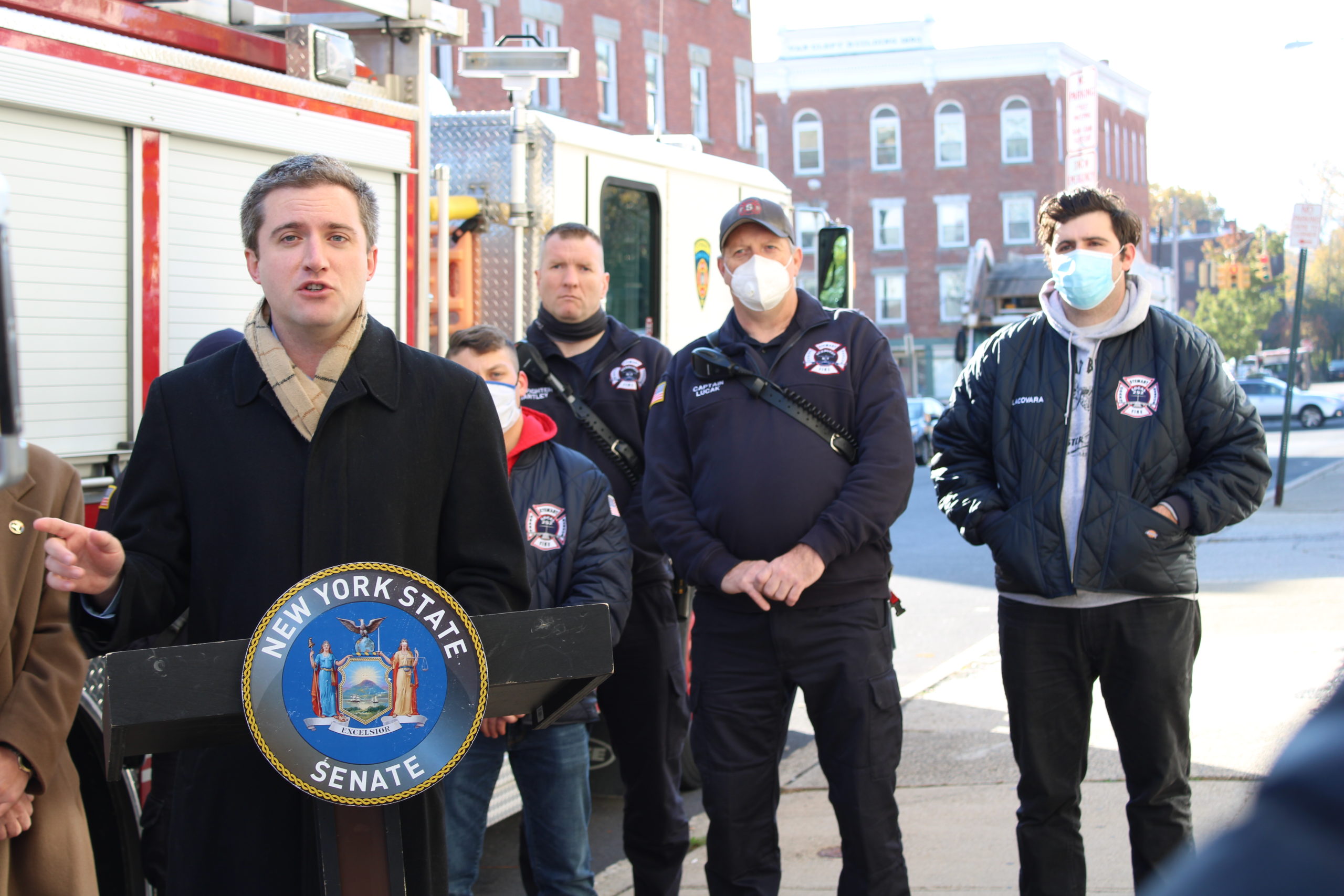 Skoufis Legislation to Expand Disability Benefits for Military & Naval Affairs Firefighters Signed into Law