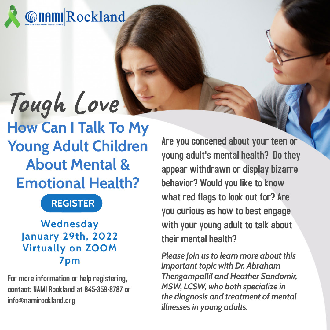 NAMI to host program on talking to children about mental & emotional  health