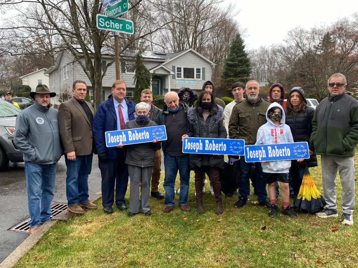 Clarkstown dedicates Verona Court to Joseph Roberto