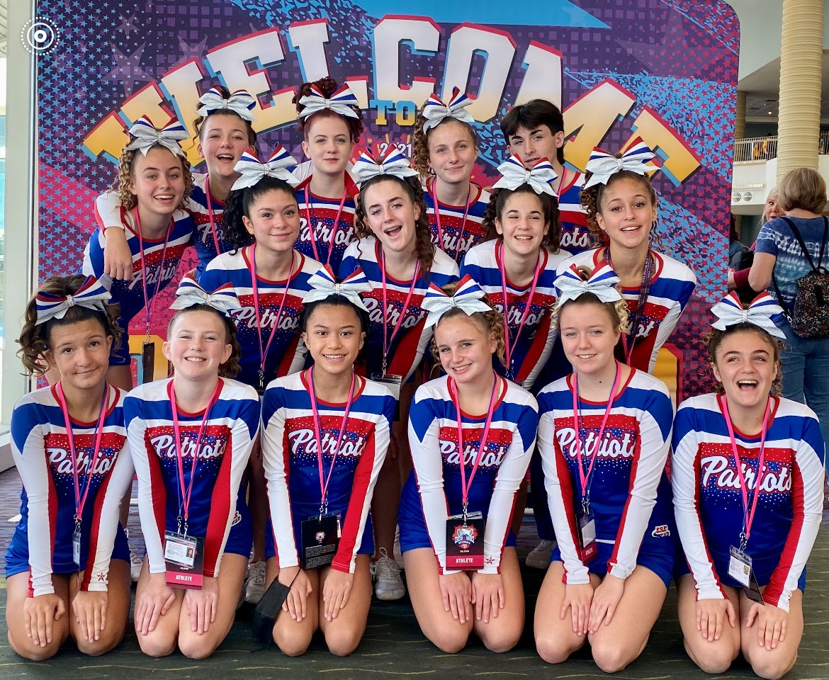 Orangetown Patriots Junior Varsity, Level 2 Cheer place 2nd in the Nation