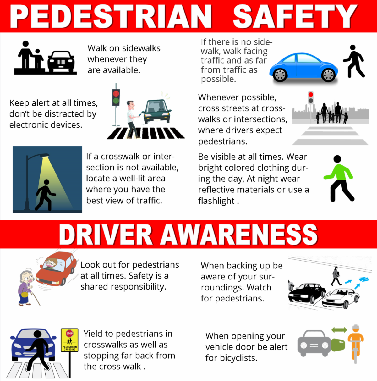 PSA from the Orangetown Police Department regarding pedestrian safety ...