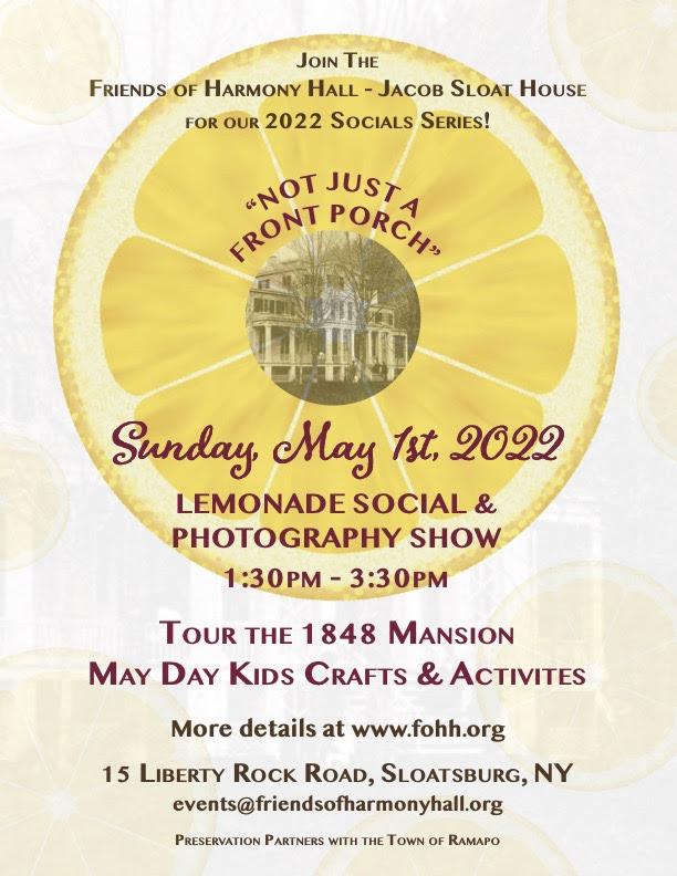 Join The Friends of Harmony Hall – Jacob Sloat House
