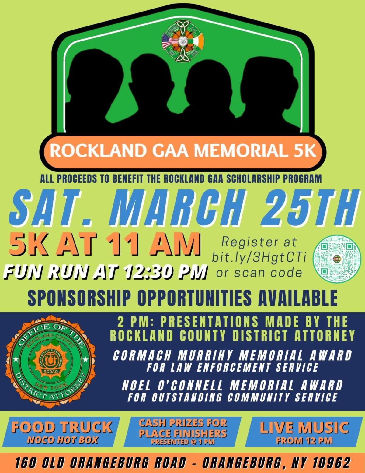 Rockland GAA Memorial 5K
