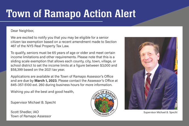 Town of Ramapo Action Alert