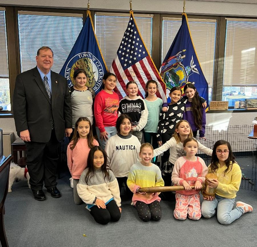 Girl Scouts Visit Town Hall