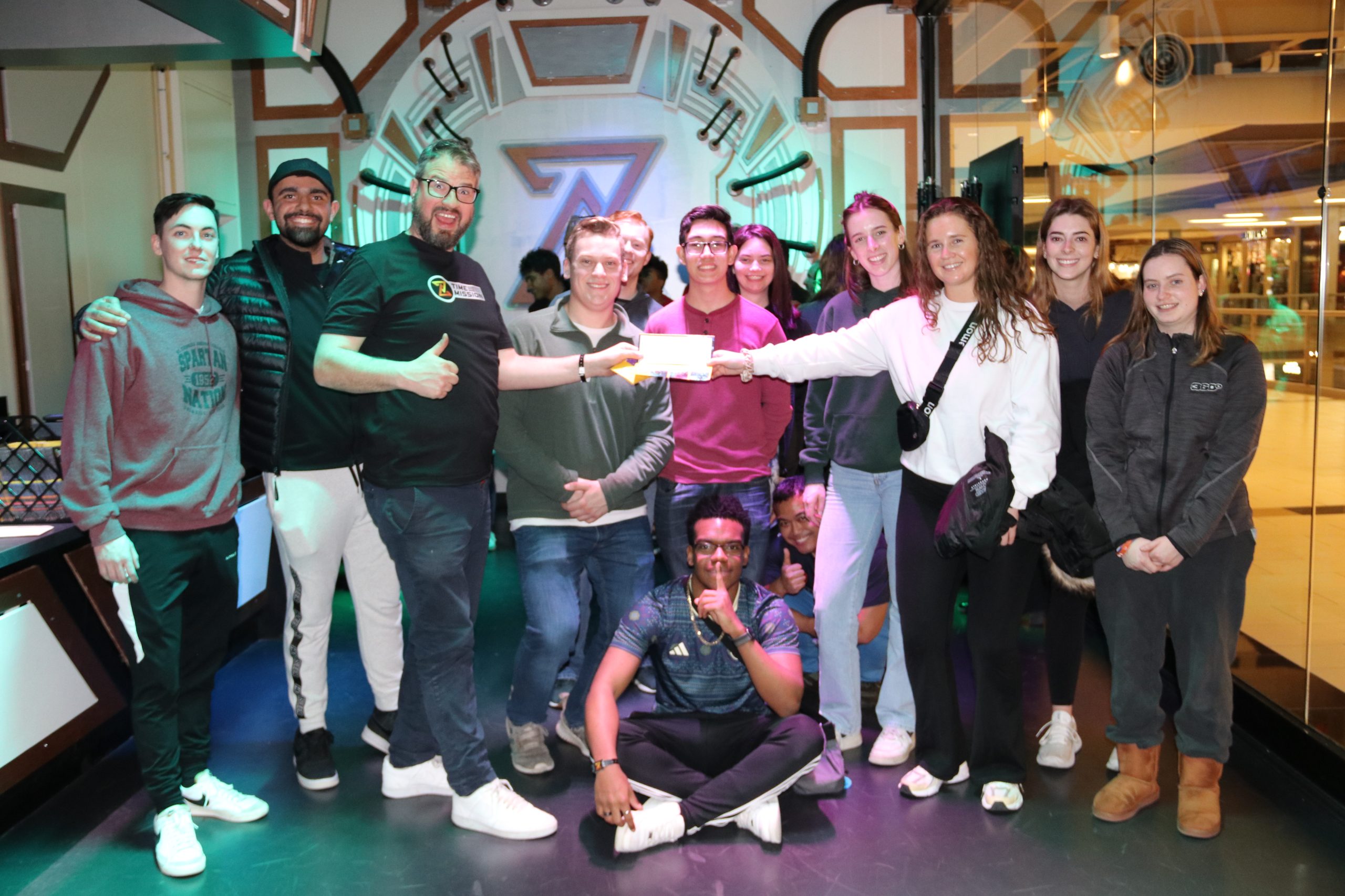 Local College wins Time Mission Challenge Received Check for Scholarship Fund