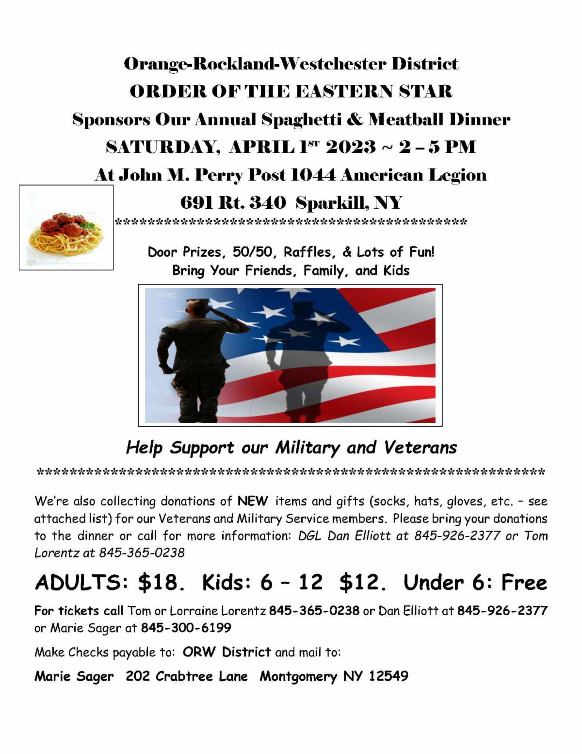 Annual Spaghetti & Meatball Dinner