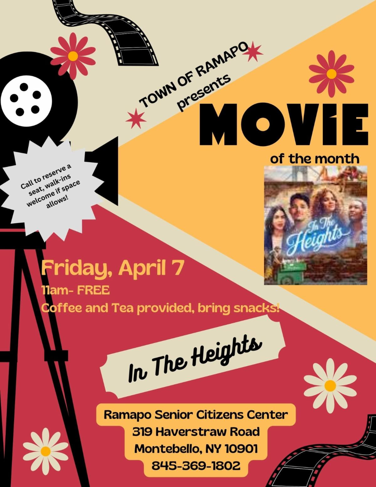 Town of Ramapo Movie of the Month – In The Heights