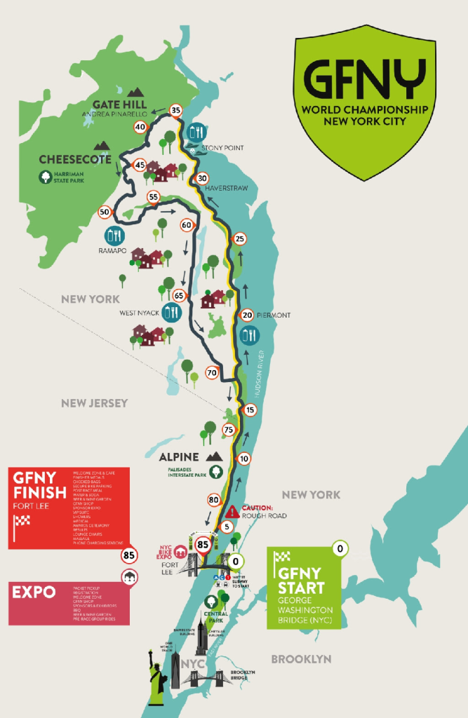 Gran Fondo 2023 map