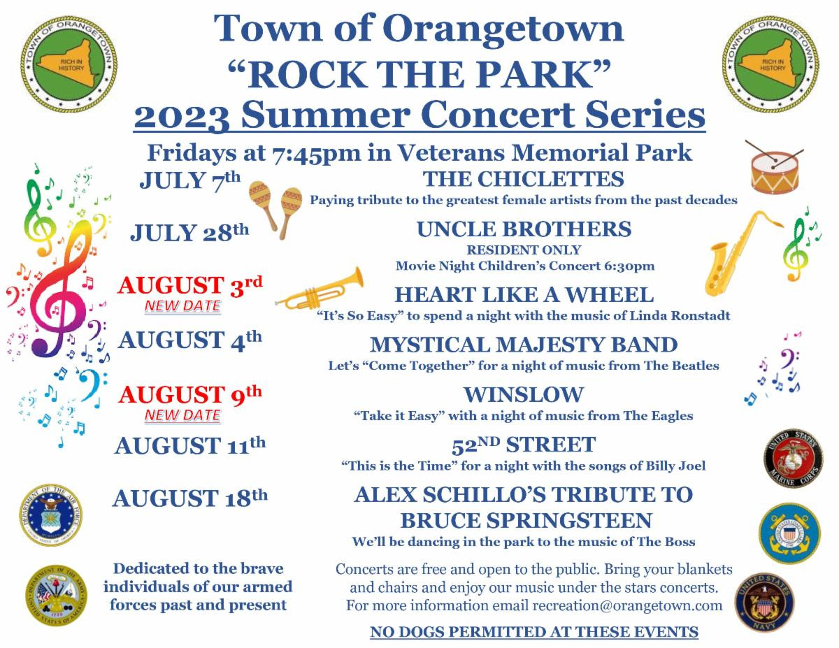 Town of Orangetown “Rock The Park”