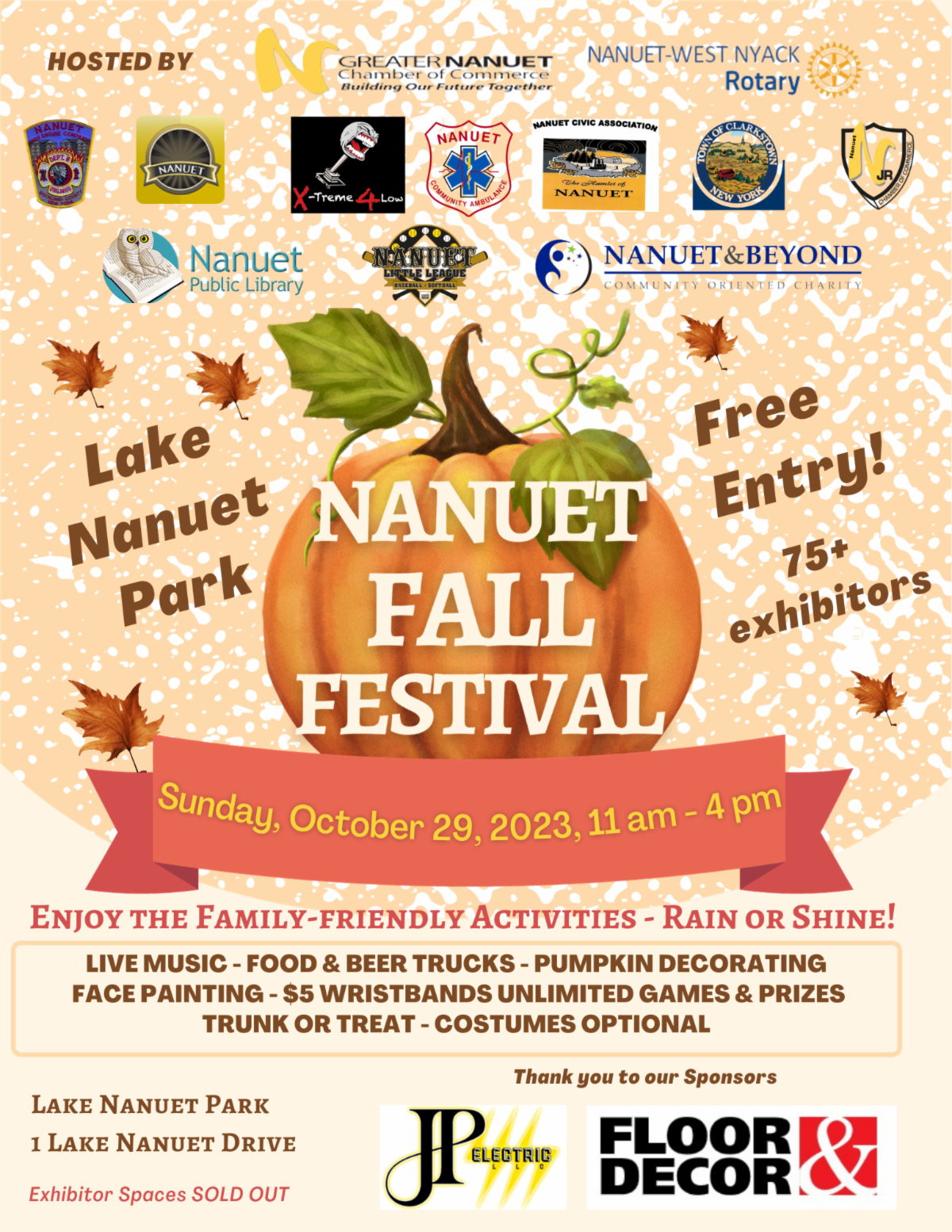 Nanuet Fall Festival, This Sunday, Oct. 29th.