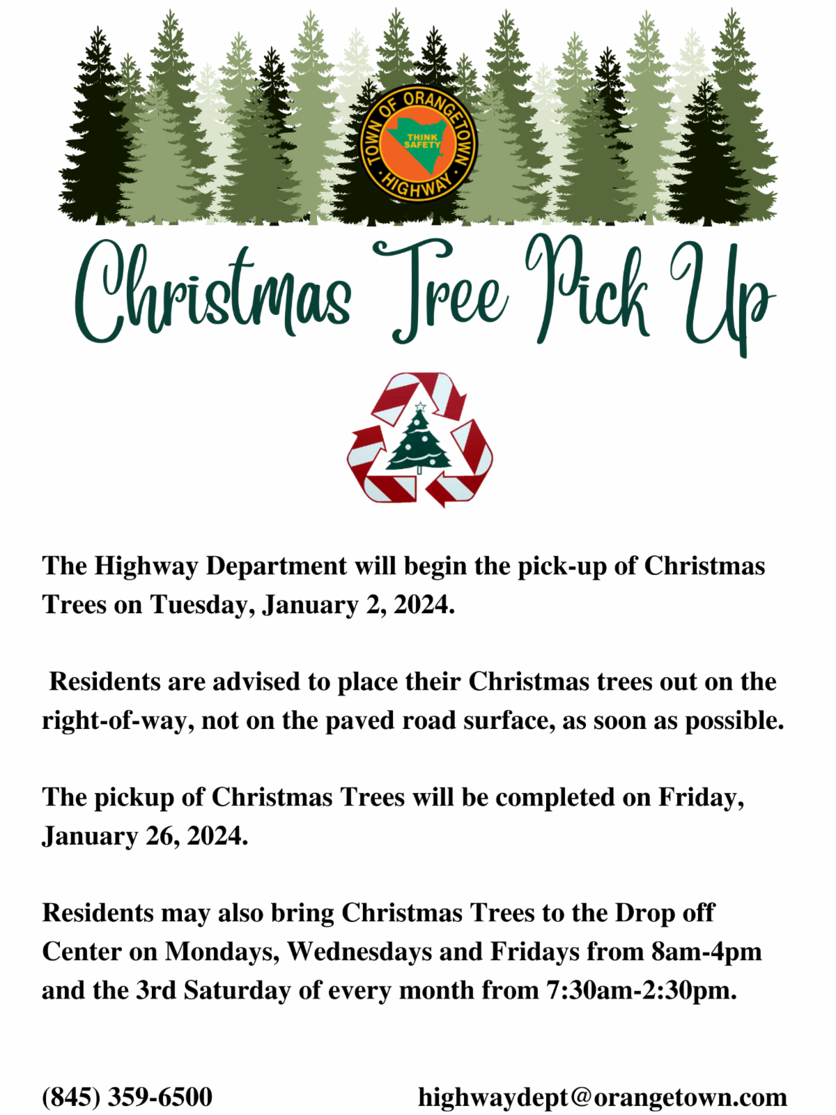 Christmas Tree Pick Up