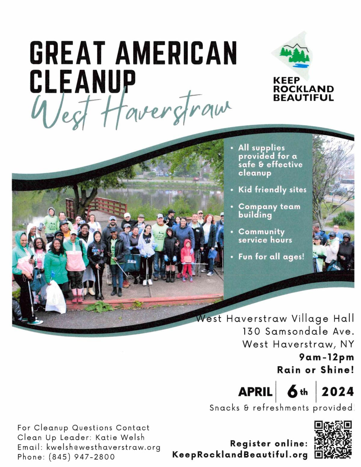 Join Hands for a Cleaner Tomorrow: West Haverstraw’s Great American Cleanup