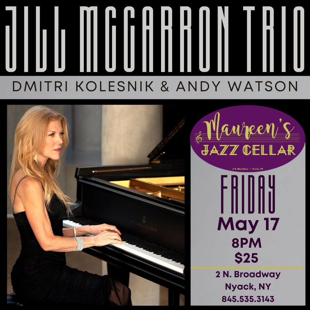 Jill McGarron Trio to Enchant Jazz Lovers at Maureen’s Jazz Cellar