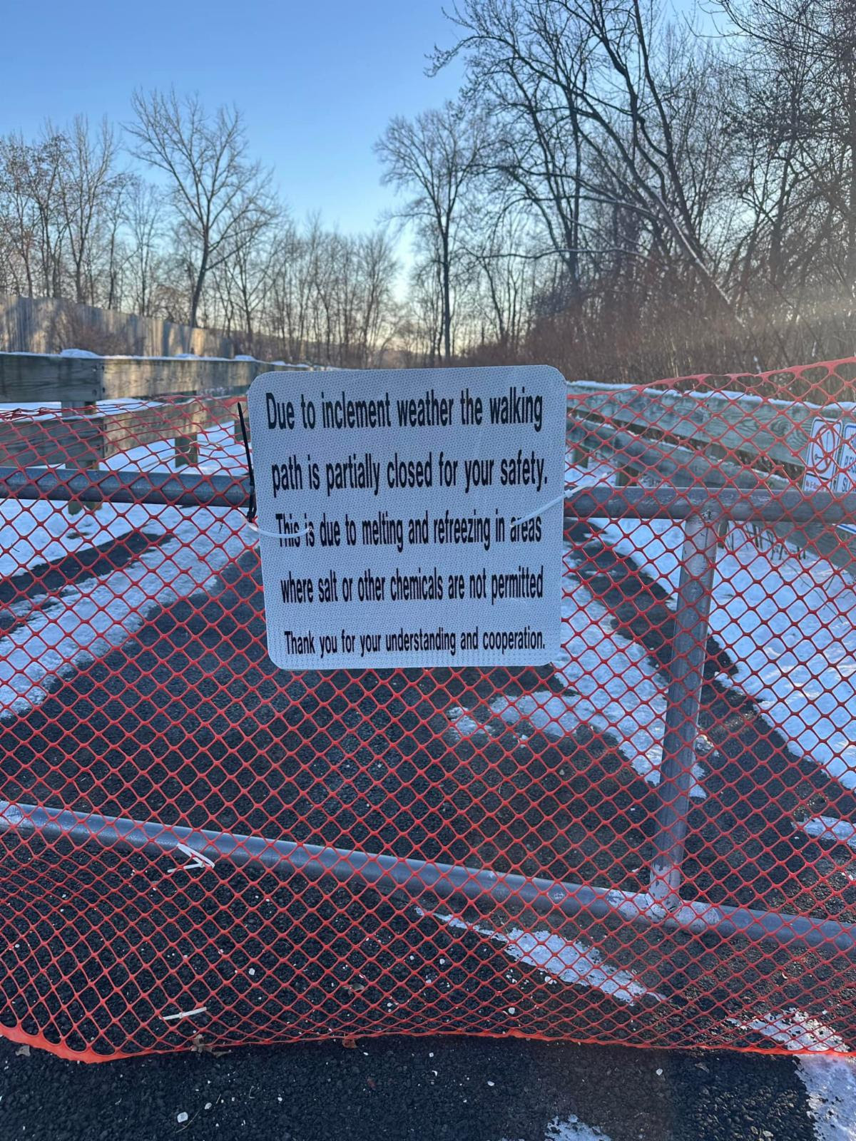 Elevated Portion of Congers Walking Trail Closed for Safety