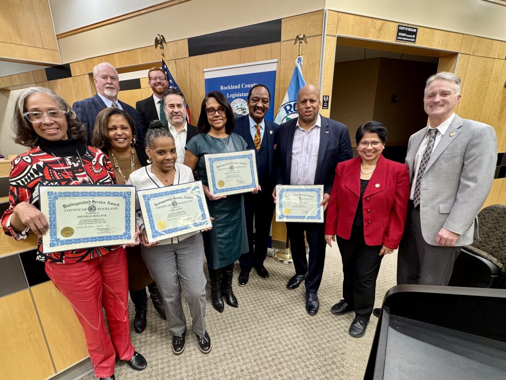 Rockland Legislators Present Distinguished Service Awards
