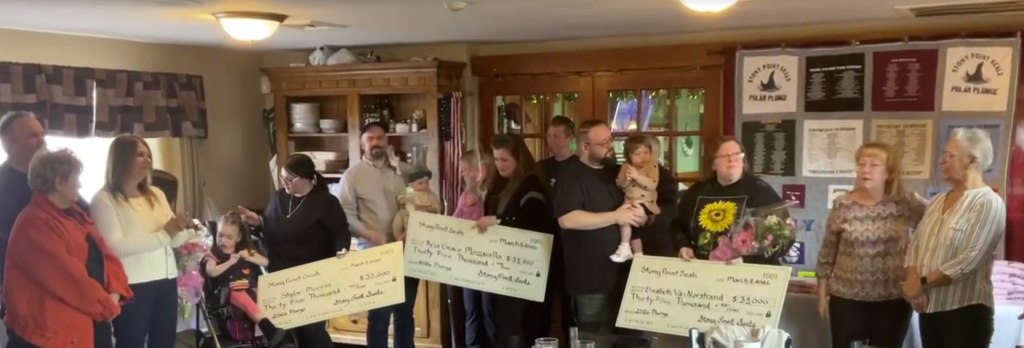 Stony Point Seals donate $105k to Three Local Families