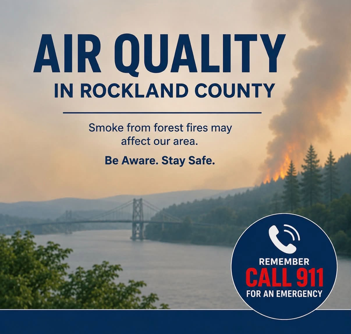 96-degree heat, Canada Wildfire Smoke Affects Rockland