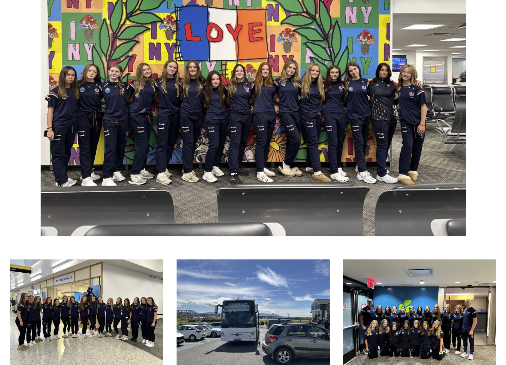 New York Girls Gaelic Féile Football Team Complete Trip to Ireland