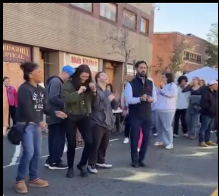 Mike Lawler and Cait Conley Dance at Suffern Street Fair